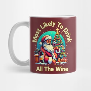 Most Likely To Drink All The Wine Mug